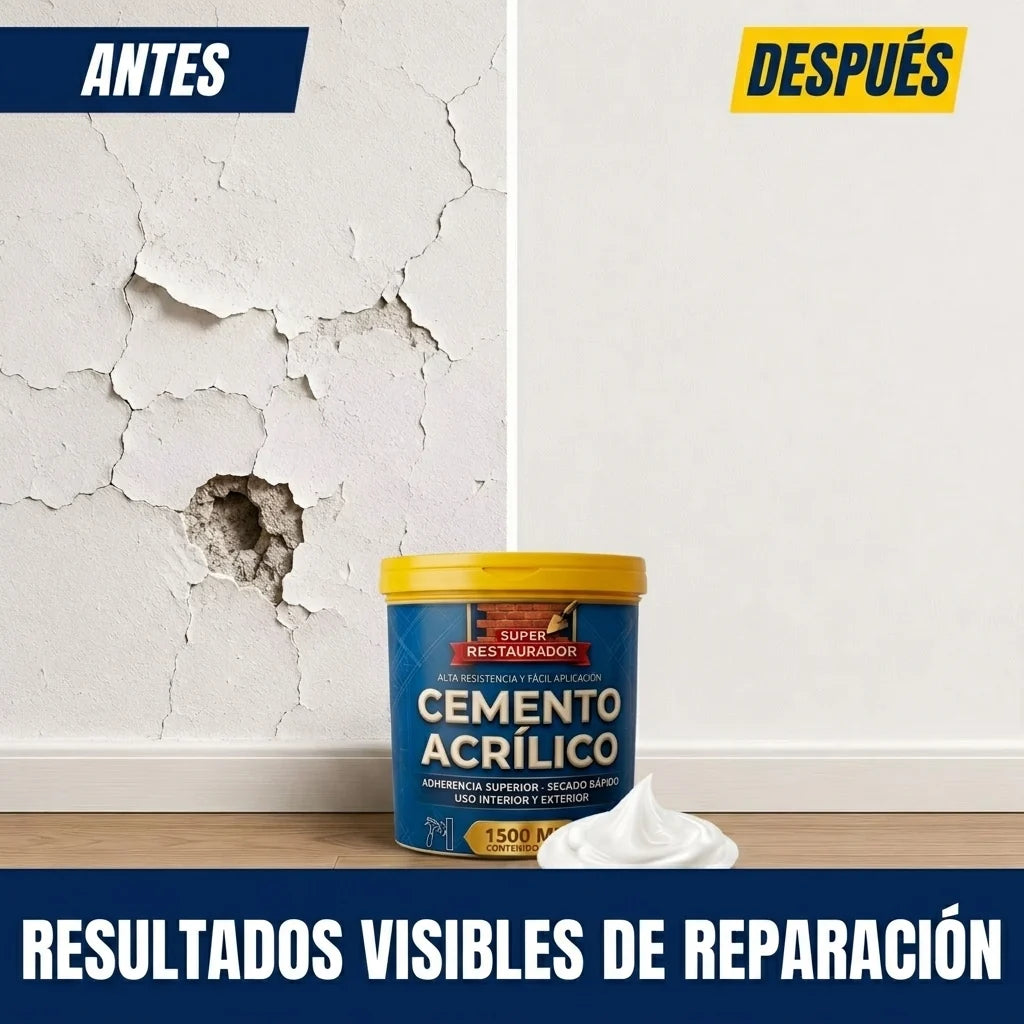 Compra 1 y llevate 2 ⭐Cemento acrilico X2