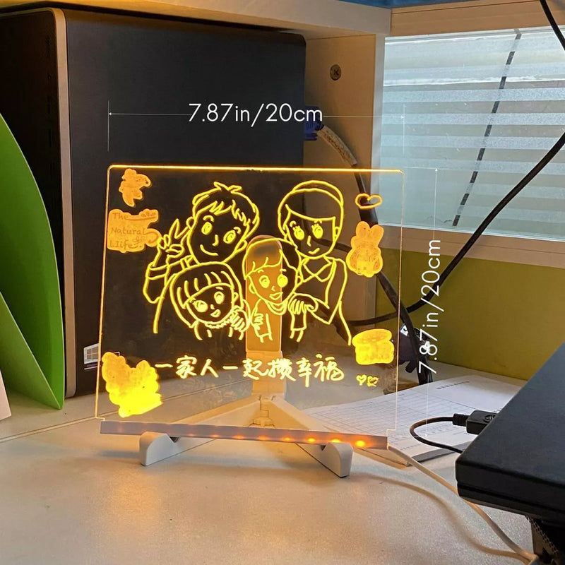 Tablero Acrílico Luz Led