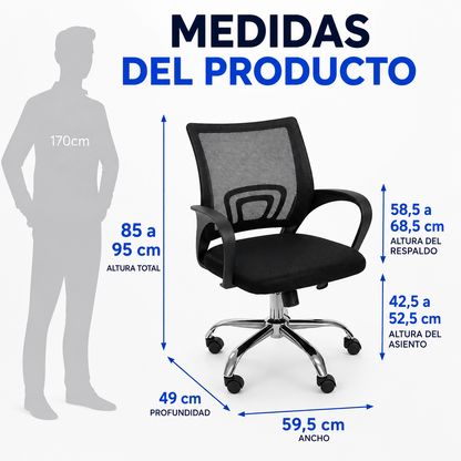 🎁 PROMO: 50% OFF 🎁 Silla Ejecutiva Ergonómica