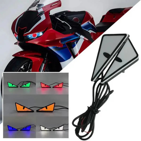 🔥👀 Ojos LED para Moto o Carro 🚗🏍️