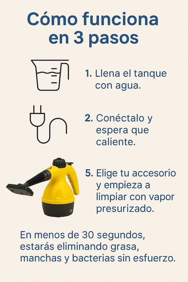💧Vaporera de limpieza💧