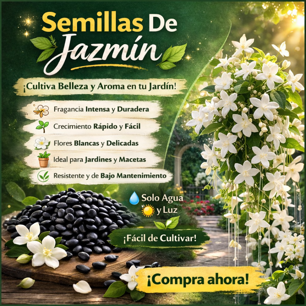 🌿 Semillas de Jazmín Aromático