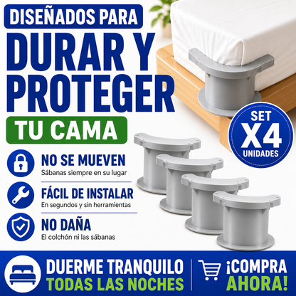 Sujetador de Sábanas Set 4x