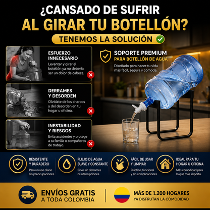 💧 Soporte Premiun Para Botellon De Agua