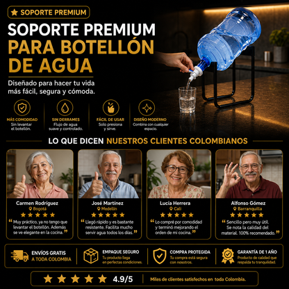💧 Soporte Premiun Para Botellon De Agua