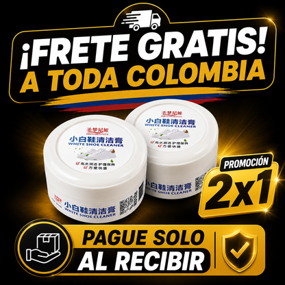 Compra 1 y llevate 2 👟Crema Limpiadora De Zapatos Blanqueador