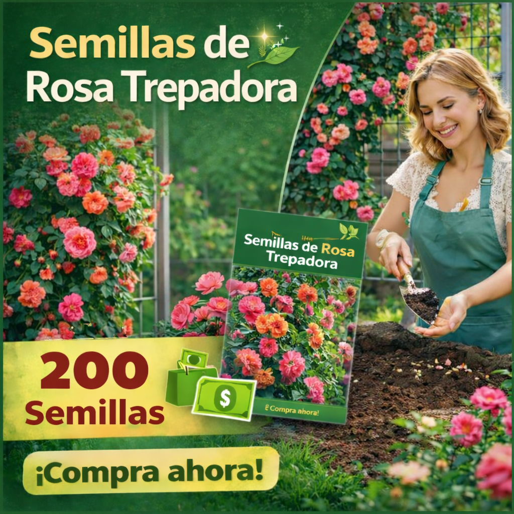 🌸 Semillas Rosa Trepadora 🌸