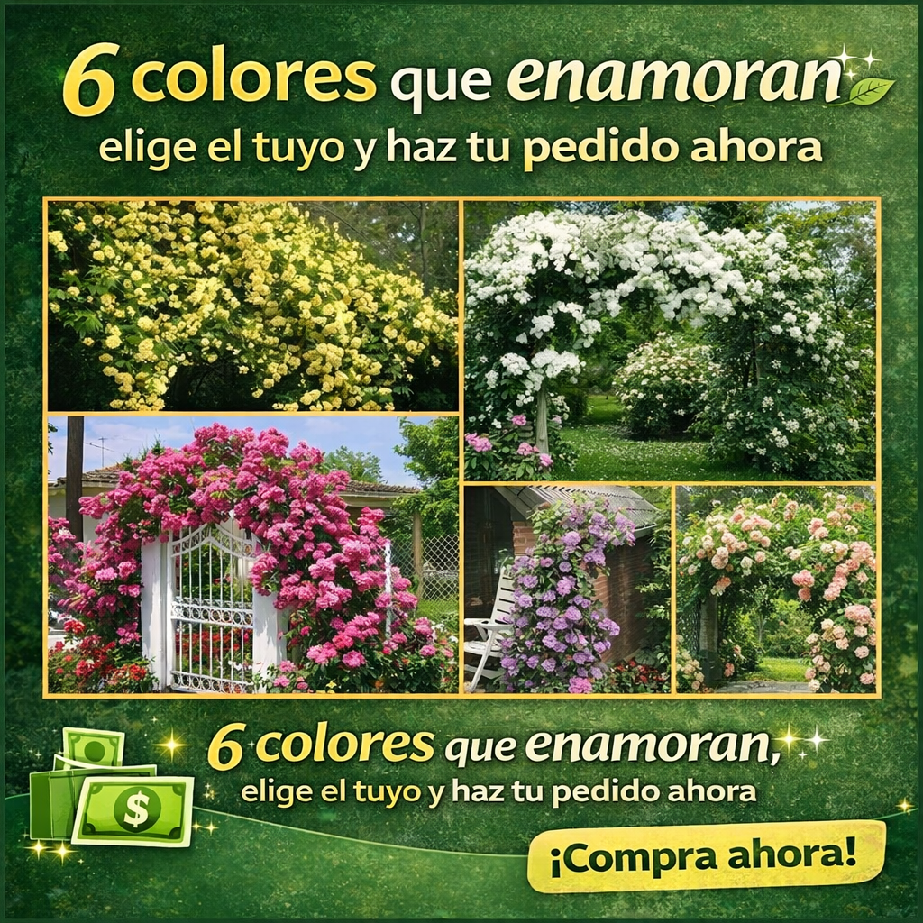 🌸 Semillas Rosa Trepadora 🌸