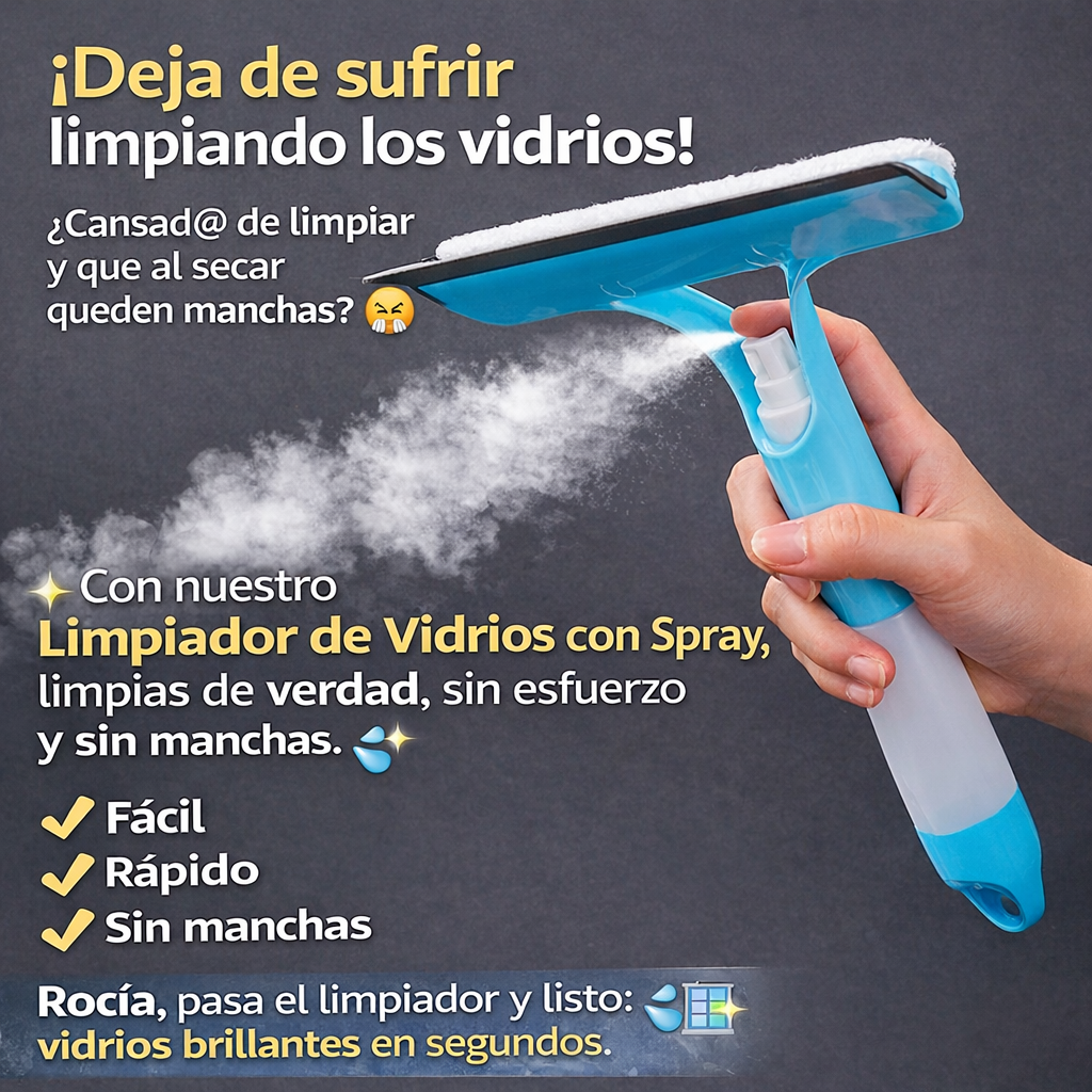 Compra 1 y llevate 2 🧼Limpiavidrios con Spray 🧼