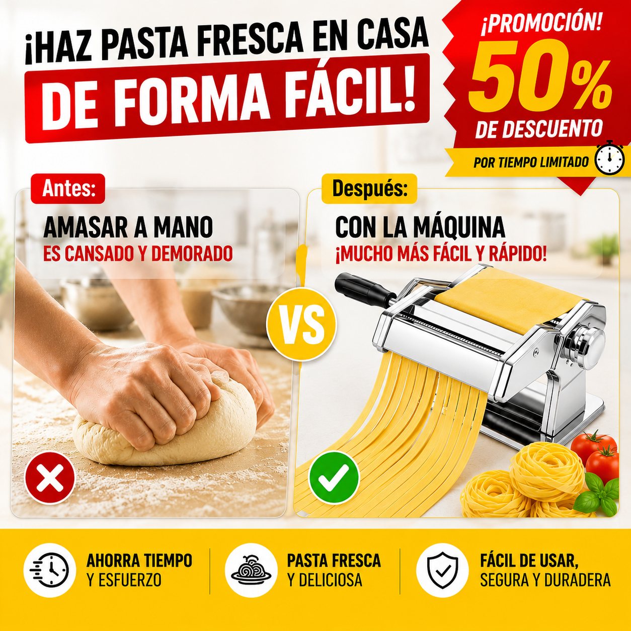 Maquina Para Hacer Pasta De Acero