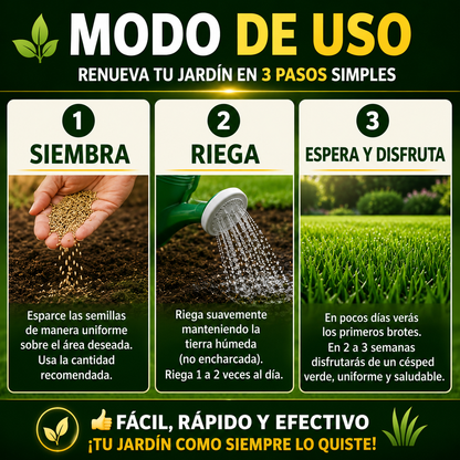 ☘️ Semillas Césped Pemiun ☘️