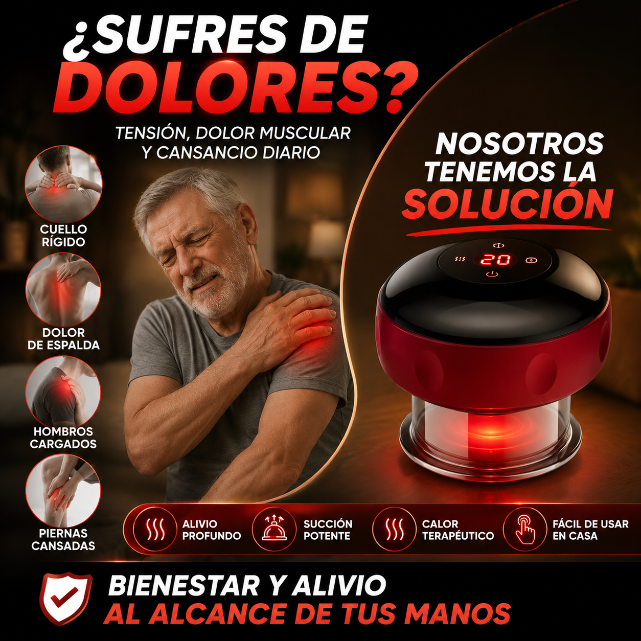 Compra 1 y llevate 2 😍 Ventosa eléctrica para masaje