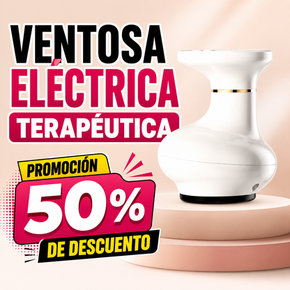 50% OFF - Ventosa elétrica terapéutica