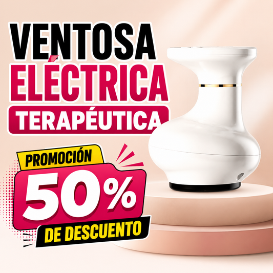 50% OFF - Ventosa elétrica terapéutica