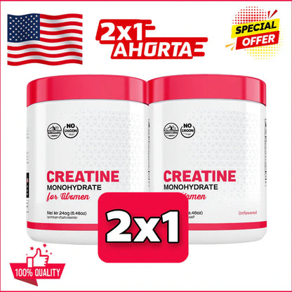 😍 ¡SUPER PROMOCIÓN 2x1! 🌸 💪Creatina