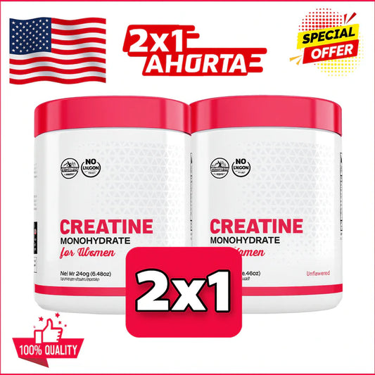 😍 ¡SUPER PROMOCIÓN 2x1! 🌸 💪Creatina