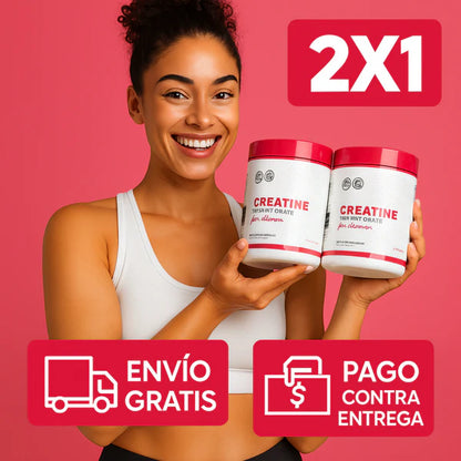 😍 ¡SUPER PROMOCIÓN 2x1! 🌸 💪Creatina