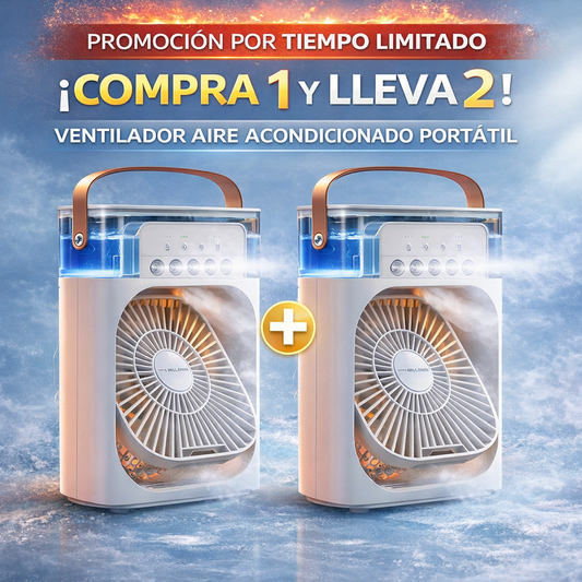 Compra 1 y llevate 2 ❄️ Ventilador aire acondicionado portatil ❄️