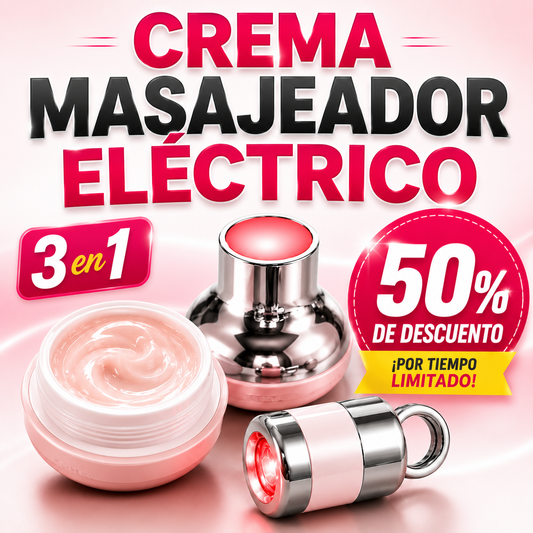 🎁 PROMO: 50% OFF 🎁 Crema masajeador electrico