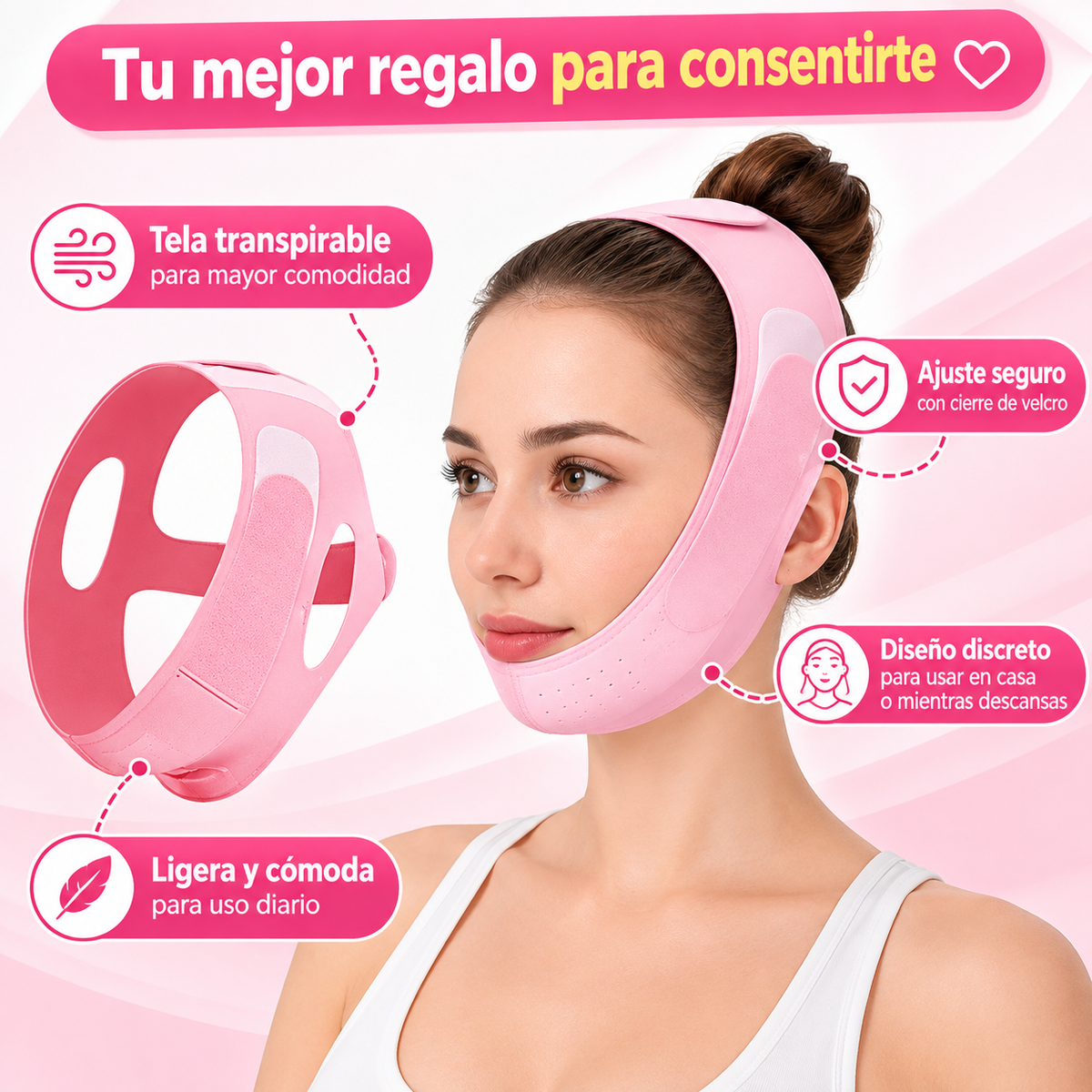 Compra 1 y llevate 2 😍 Faja Facial Reafirmante