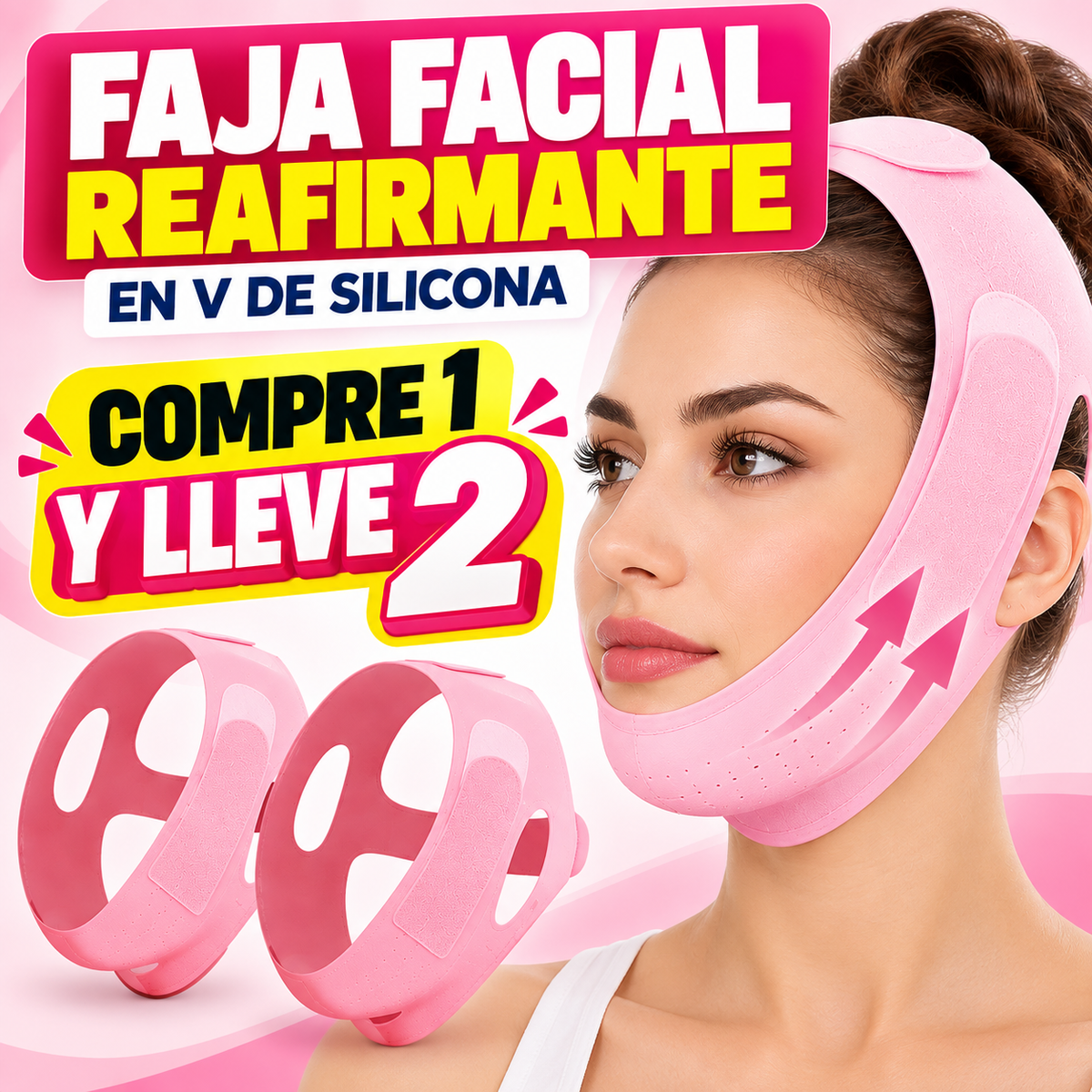 Compra 1 y llevate 2 😍 Faja Facial Reafirmante