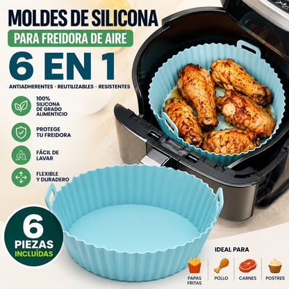 Compra 1 y llevate 6 - Molde de Silicona Freidora de aire
