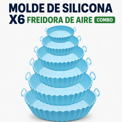 Compra 1 y llevate 6 - Molde de Silicona Freidora de aire