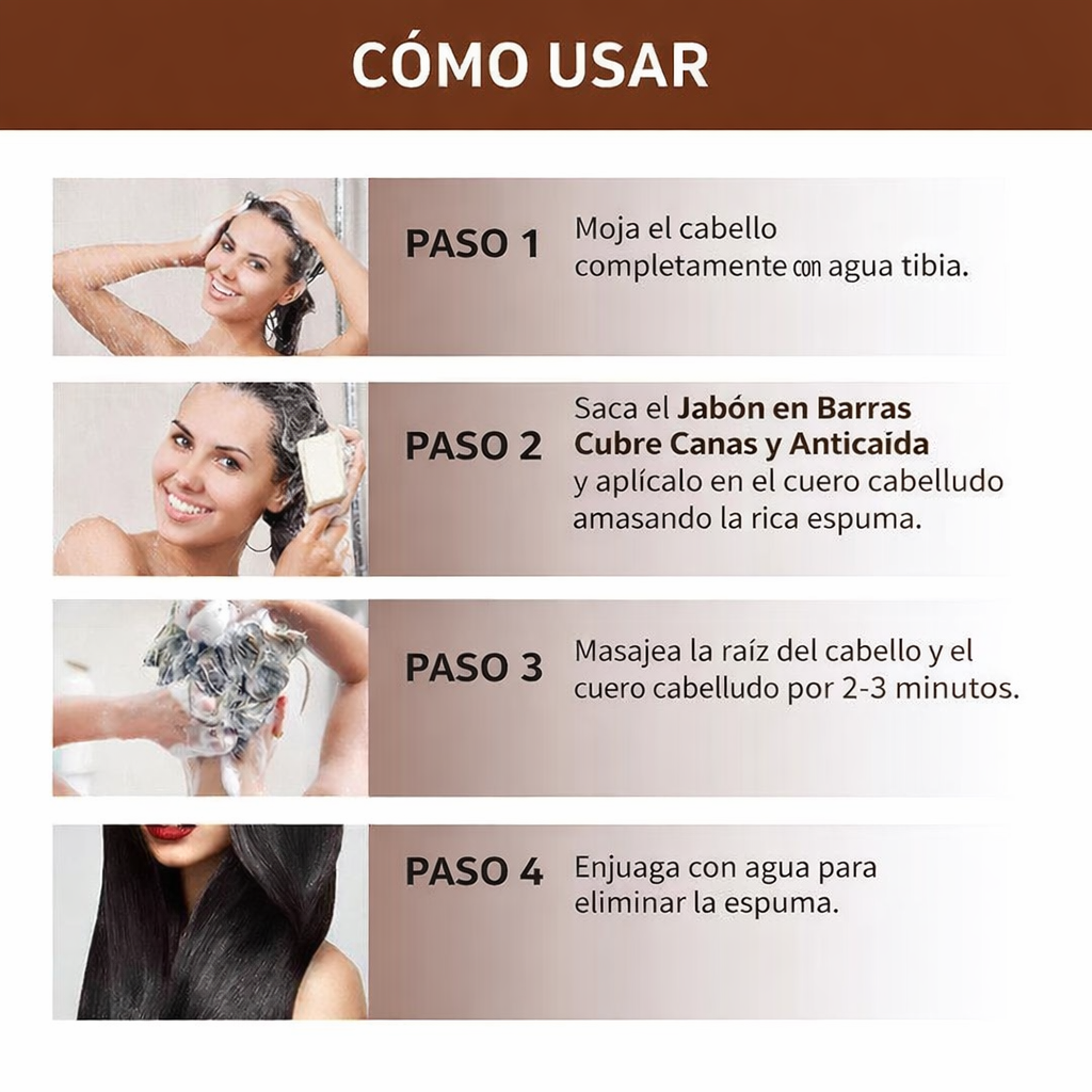 😍 ¡SUPER PROMOCIÓN 2x1!Jabon Antigray Anticanas