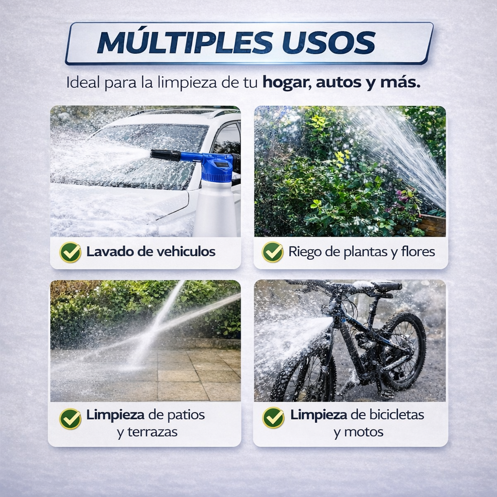 🌟 PROMOCIÓN - Borrifador de Espuma + Cepillo GRATIS