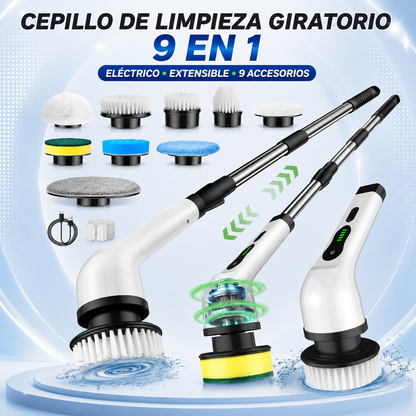 🏠 50% OFF Cepillo Electrico De Limpieza 9 en 1