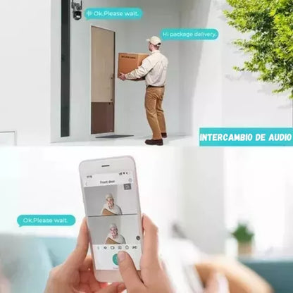 Camara Seguridad Alarma Doble Sensor