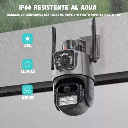 Camara Seguridad Alarma Doble Sensor