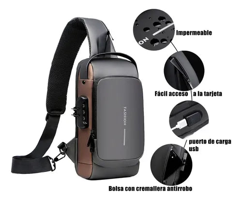 🎒 Morral antirrobo fashion
