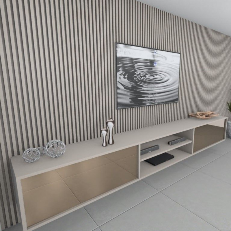 Rollo adhesivo decorativo estilo listones de madera - 10 metros