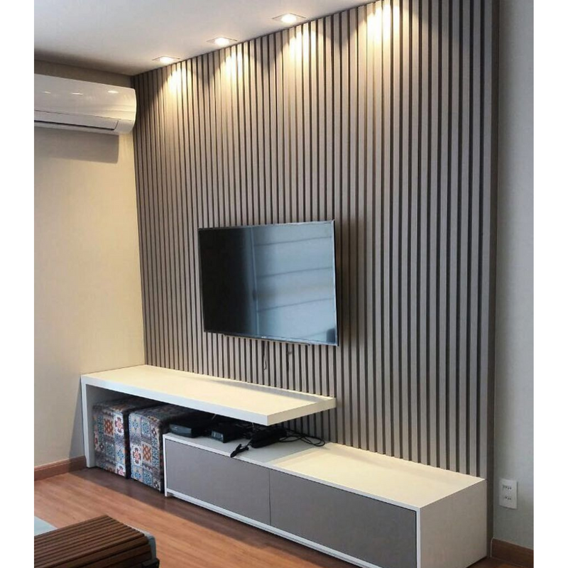 Rollo adhesivo decorativo estilo listones de madera - 10 metros