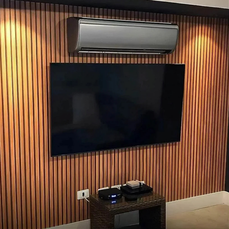 Rollo adhesivo decorativo estilo listones de madera - 10 metros