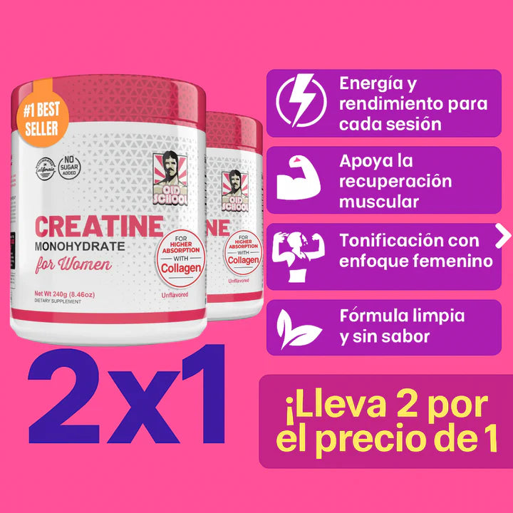 😍 ¡SUPER PROMOCIÓN 2x1! 🌸 💪Creatina