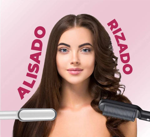 Cepillo Plancha Secador 2 en 1 Alisador