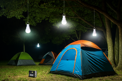 Kit Panel Solar Recargable con 3 Lámparas LED