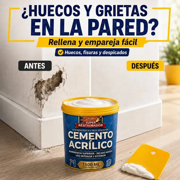 Compra 1 y llevate 2 ⭐Cemento acrilico X2
