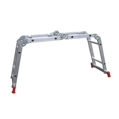 Escalera Plegable 12 Pasos Aluminio