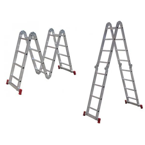 Escalera Plegable 12 Pasos Aluminio