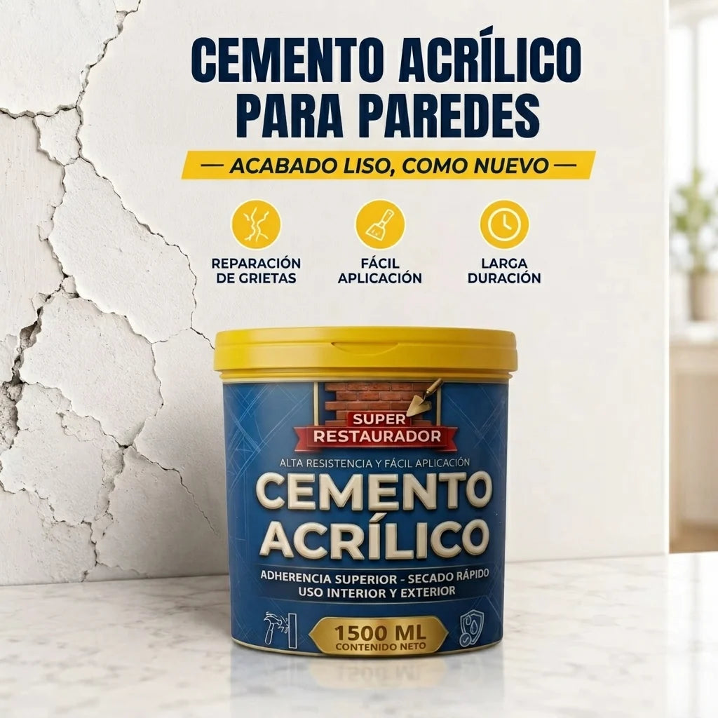 Compra 1 y llevate 2 ⭐Cemento acrilico X2