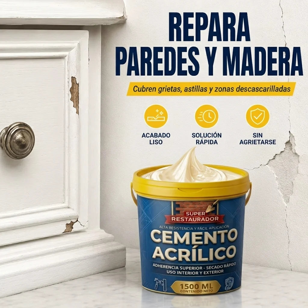 Compra 1 y llevate 2 ⭐Cemento acrilico X2