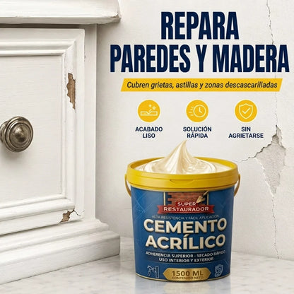 Compra 1 y llevate 2 ⭐Cemento acrilico X2