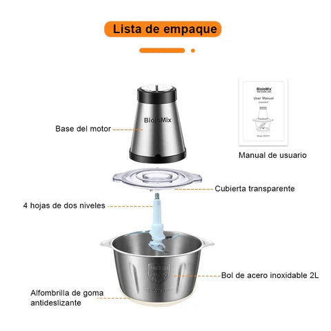 Multiprocesador de Alimentos 127V