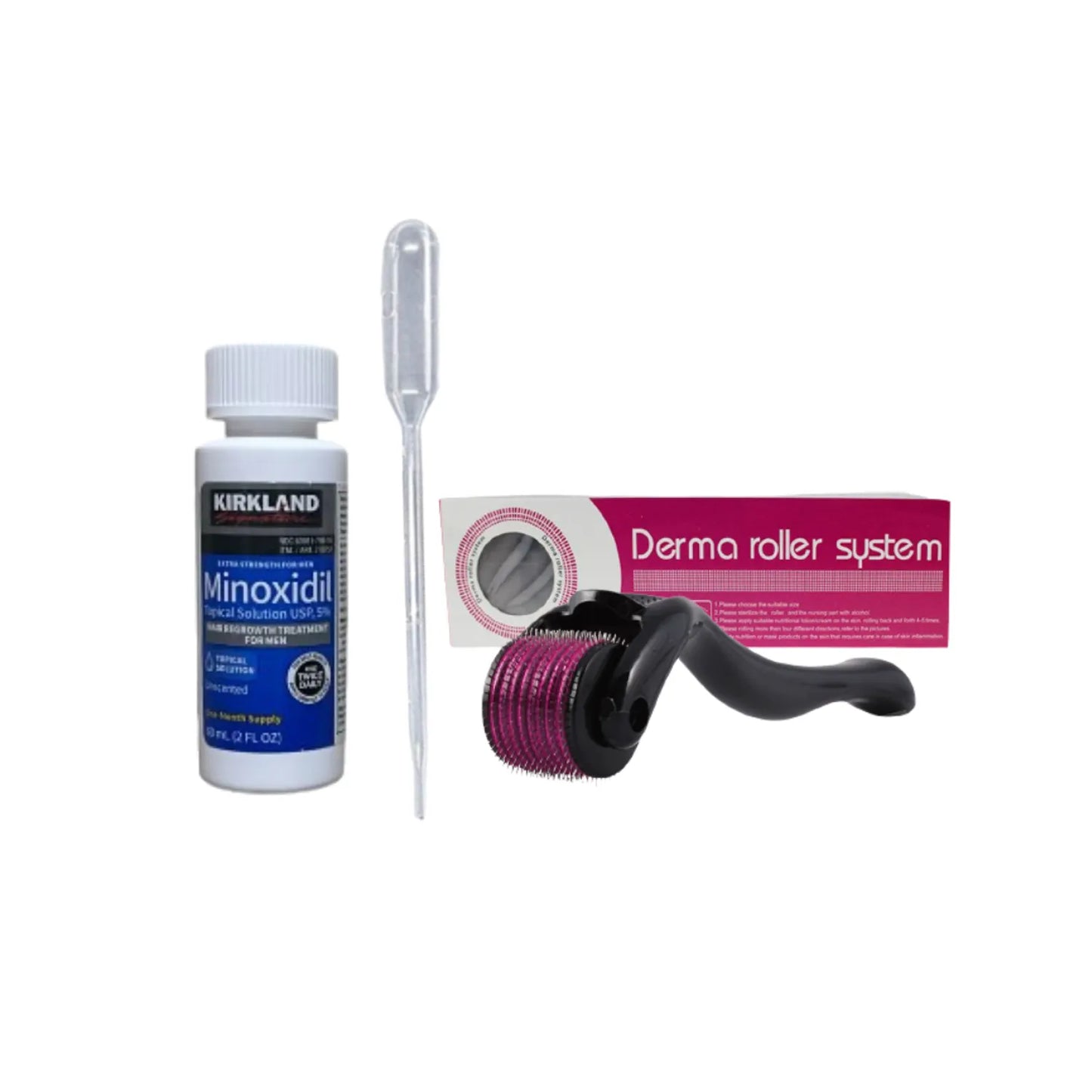💪✨ Kit minoxidil + dermaroller