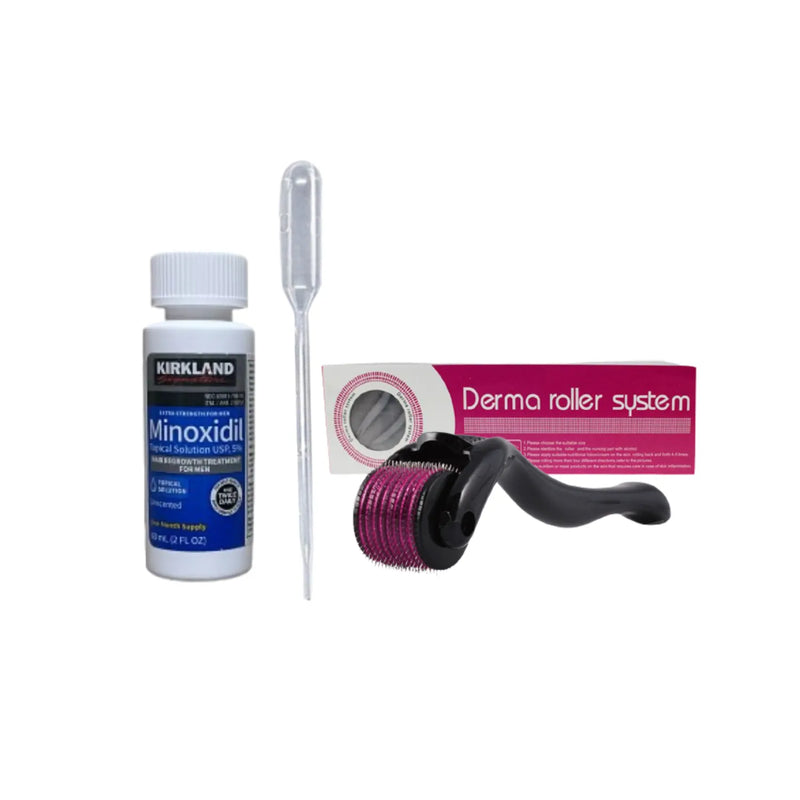 💪✨ Kit minoxidil + dermaroller